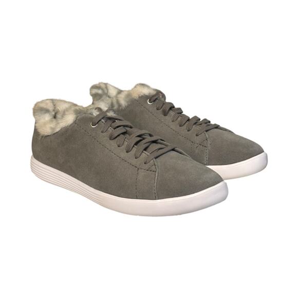 Cole Haan Shoes - Cole Haan Women's Grand Crosscourt Sneaker W22650 Charcoal Gray Suede sz 8